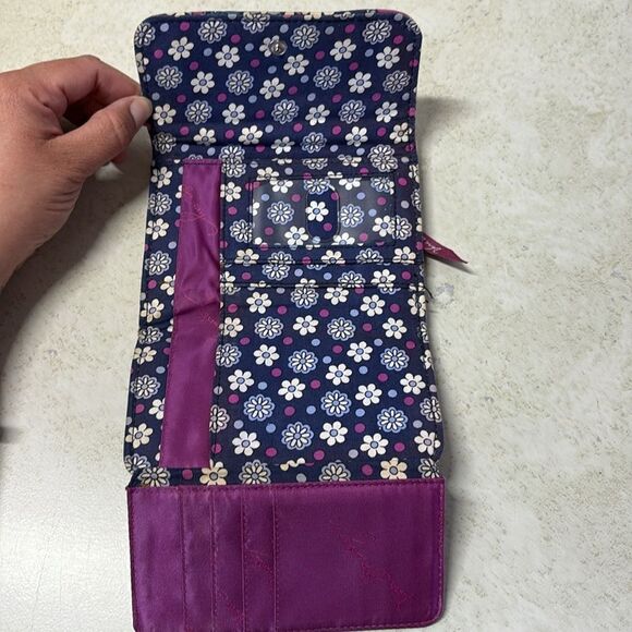 Vera Bradley Boysenberry Wallet - Picture 3 of 7